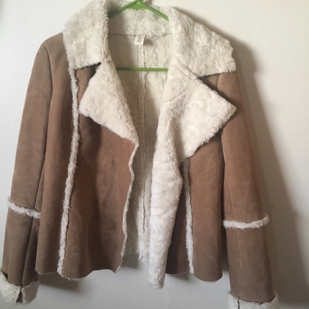 Faux shearling jacket